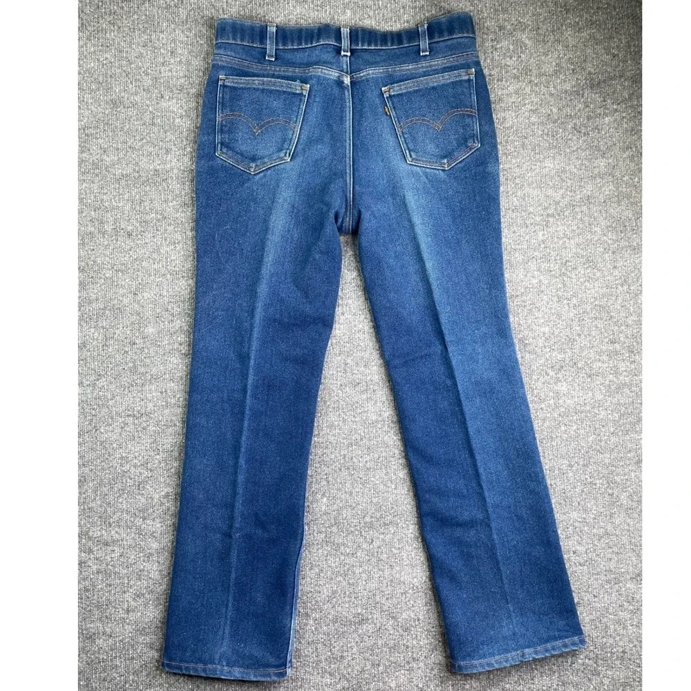 Levi's With A‎ Skosh More Room Jeans Mens 36x31 Blue Vintage Orange Tab Denim